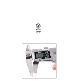 sourcing map G25 Precision Chrome-Plated Steel Bearing Balls 1 mm Pack of 100