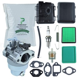 POSEAGLE 16100-Z0L-023 Carburetor with Air Cleaner Case Cover 17220-ZM0-030 & 17231-Z0L-050 Tune-Up Kits for Honda GCV160 GCV160A GCV160LA Engine HRR216 HRB216 HRS216 HRT216 HRZ216 Lawn Mower Engine