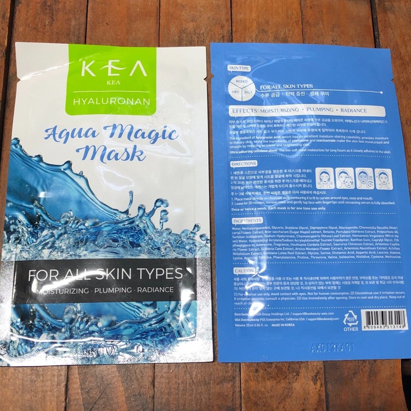 KEA 2 Pack - Kea Hyaluronic Acid Sheet Mask