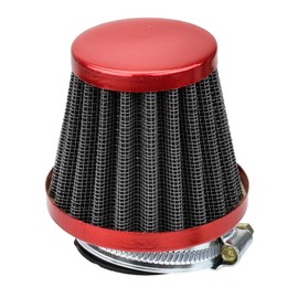 38mm Performance Red Air Filter Plastic Inline Fuel Filters for Chinese GY6 50c 139QMB Motorcycle Scooter Moped 50cc 110cc 125cc SDG SSR Dirt Pit Bike