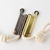 Vintage Style Rope Lighter, Metal Casing with Cotton Wick, Windproof