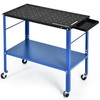 DWVO Portable Welding Table with Wheels, 36" x 18" Rolling