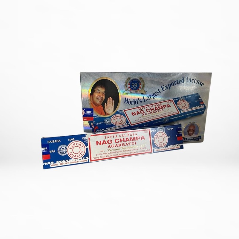 Satya Sai Baba Nag Champa Incense (15 Gram Box) (2)
