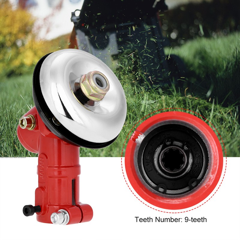 1pc Brush Cutter Trimmer Replace Gear Head Red Gearhead Gearbox