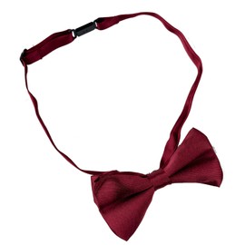 SEVENHEAD Wine Red Child Kids Suspenders Bowtie Set Adjustable Suspender Set Elastic Y-Back Design with Strong Metal Clips for Boys and Girls