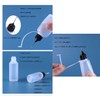 Mirhua Needle Bottle Liquid Bottle 30ml 2 Pcs Translucent Storage
