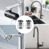2 pcs Faucet Adapter Kit, Copper M22 to M24 Male