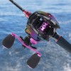 High Speed Ratio 8.1:1 Baitcasting Fishing Reel Metal Lightweight Casting
