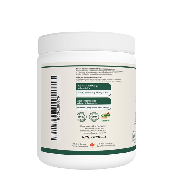 CELEX CELEX Inulin Powder 800g NET WT 160 Servings |