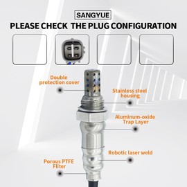 Sangyue Upstream Oxygen O2 Sensor 1 for 2013-2019 Subaru Forester Legacy Outback 2.5L; 2013-2019 Impreza XV Crosstrek BRZ 86 2.0L