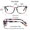 YEIN Progressive Multifocus Reading Glasses, Spring Hinge Blue Light Blocking