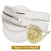 Yayatty Bag Base for Crochet, 6 Pieces DIY PU Leather