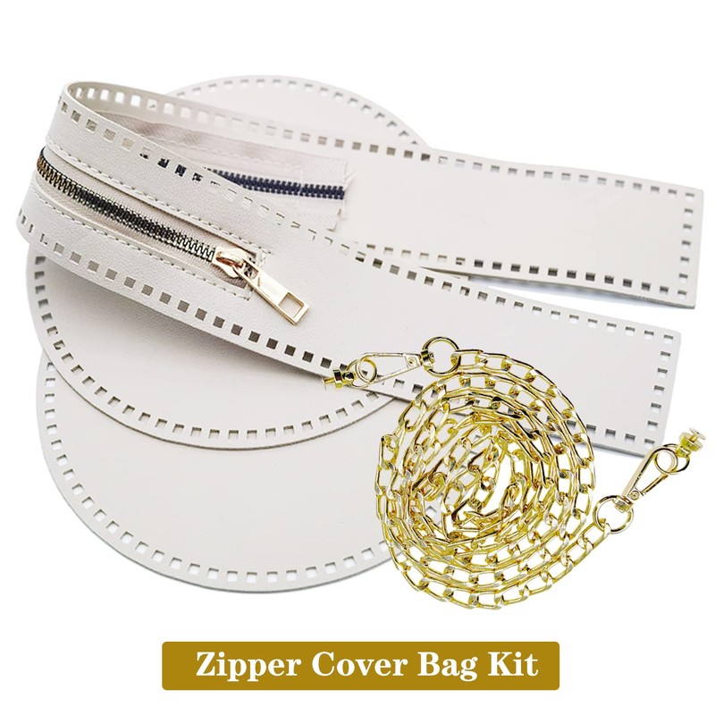 Yayatty Bag Base for Crochet, 6 Pieces DIY PU Leather