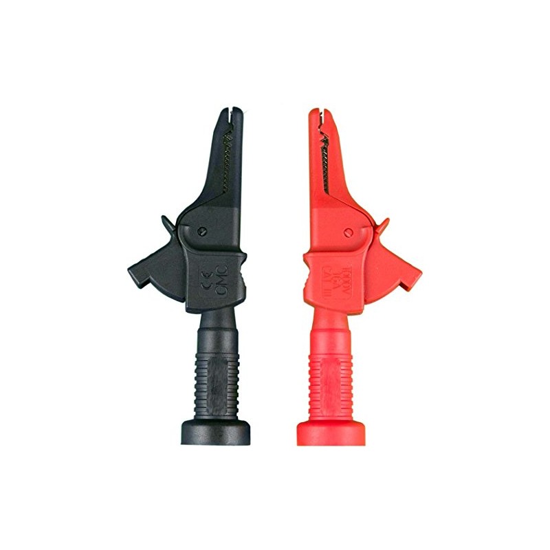 Gossen Metrawatt KY95-3 Crocodile Clip Set Socket 4 mm CAT