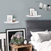 ZELURA Small Floating Plant Shelves Set of 2 - Rustic