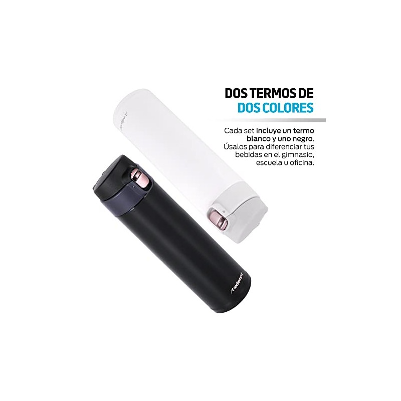 Redlemon 2 Termos para Café de Acero Inoxidable 420 ml