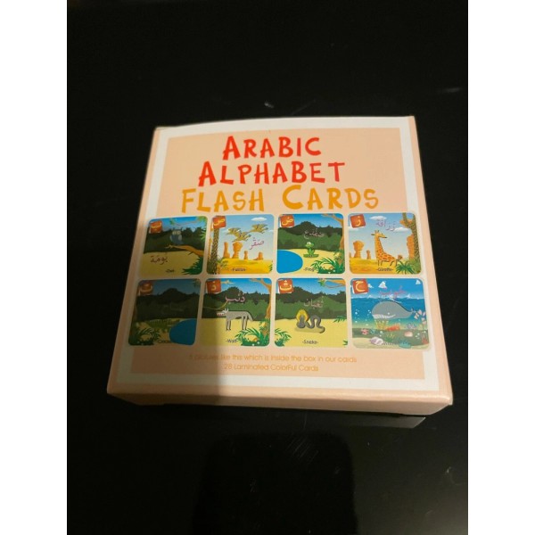 arabic flash card Small - Two Sets - Laminated Flash