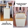 iEGrow Slim Laundry Hamper with Lid,75L Collapsible Clothes Hamper for