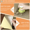 Self-Adhesive Shelf Liner Kitchen Liner, Waterproof Backed Paper Easy Peel
