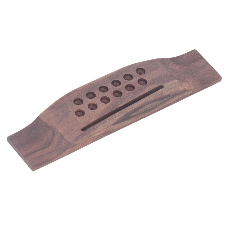 12 String Acoustic Guitar Bridge Replacement 52mm Spacing Rosewood Saddle