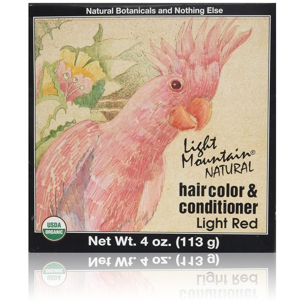 Hair Color & Conditioner- Light Red Light Red Light Mountain 4 oz Powder