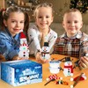 9 Pack Christmas Crafts, DIY Christmas Snowman Clay for Kids,