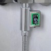 Shower Head with Self Powered Flow Meter, Water and Energy