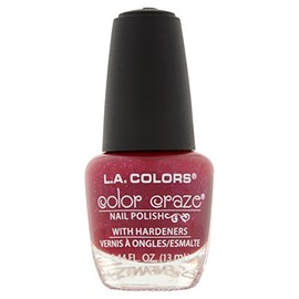 L.A. Colors Color Craze Nail Polish with Hardeners, Power Outage
