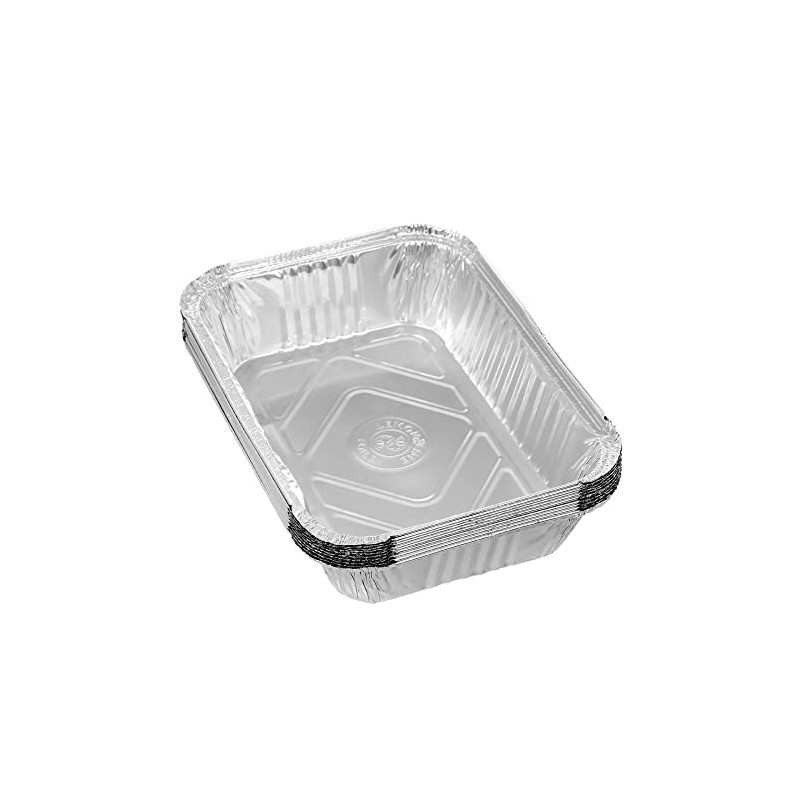 Lemon & Lime Foil Container with Lid 10-Pack, 26.5 cm