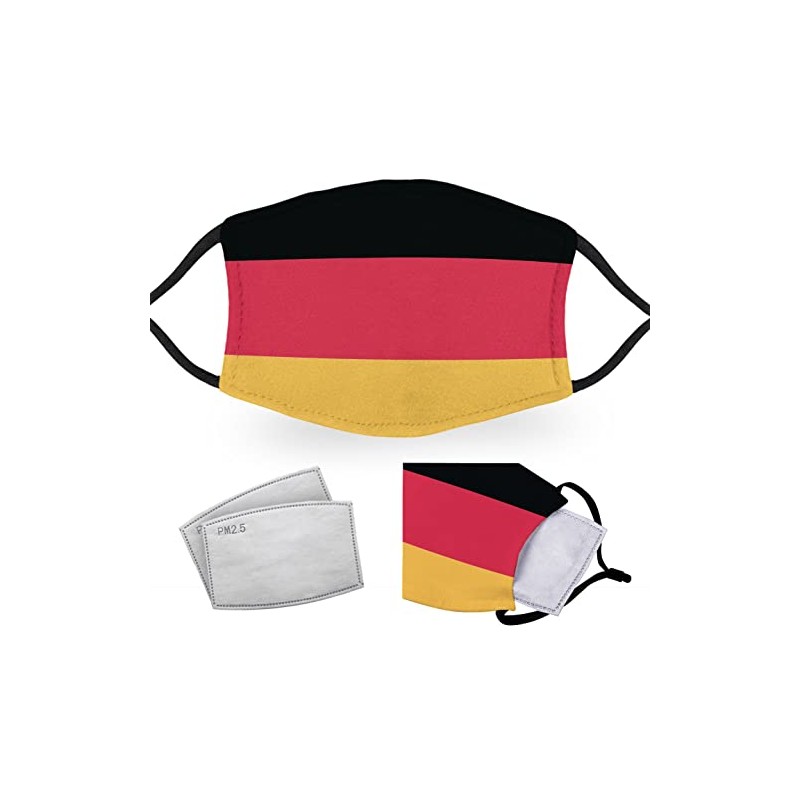 Germany Flag - Adult Face Masks - 2 Filters Included