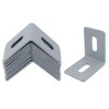 GBGS 10 Pack Slotted L Bracket,2-1/8" x 2-1/8" x 1-1/2",Adjustable