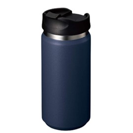 Gowell TS-1410-006 Tumbler with Lid, Vacuum Insulated, Stainless Steel, Thermo, Cold Insulation, Heat Retention, Double Layer, 11.8 fl oz (350 ml), Navy (Men's-like, Stylish, Matte Series)