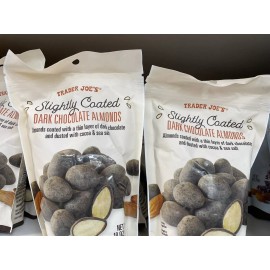 Trader Joe's 1 Trader Joe’s Slightly Coated Dark Chocolate Almonds