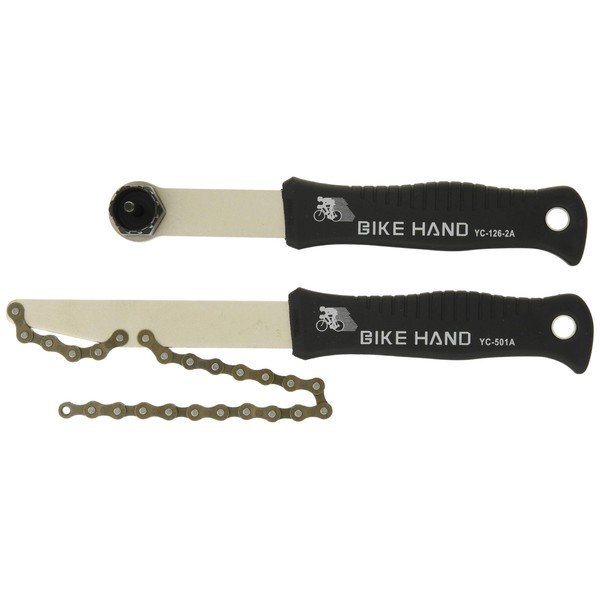 BIKE HAND Shimano (Lock Ring) Sprocket Attachment/Removal Set YC-501A/YC-126-2A-BK