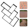 Cabilock Paver Mold Walk Maker Reusable Concrete Path Maker Molds