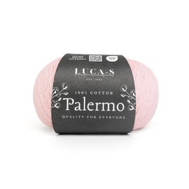 Luca-S Palermo 100% Mercerised Cotton Yarn, Oeko-Tex Certified Giza Cotton, 50g (1.8oz) 125m (136 Yards) - Knitting and Crochet Cotton Yarn, Durable Amigurumi & Baby Project Cotton