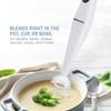 Elite Gourmet EHB-2425X Electric Immersion Hand Blender Stick, Mixer, Chopper,