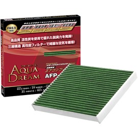 Aqua Dream Platinum AFP-1003 Car Air Conditioner Filter, Silver Ion Antibacterial Effect, Dust Removal, Deodorizing, Fresh Air Circulation