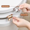 2Pcs Toilet Seat Handle - Avoid Touching Lid, Fashionable Bathroom