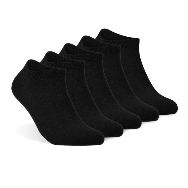 MOSOTECH Women's Socks, Cotton, Set of 5, Ankle Socks, For