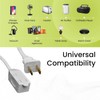 GoGreen Power Inc. (GGN-24706-5) 16/2 6' Household Extension Cord, 3