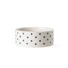Fringe Studio Memento DOT Medium Stoneware Pet Bowl, PetShop Collection