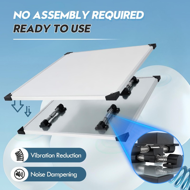 3D Printer Anti-Vibration Base, 30KG Load Noise Reduction Platform