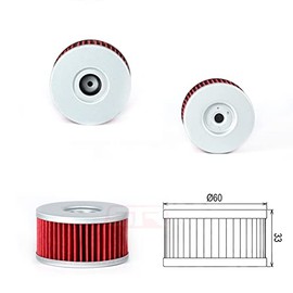 Filtro De Aceite MX2 HF136 para GZ-250/DR-Z 250/GX600 92-93 (136)