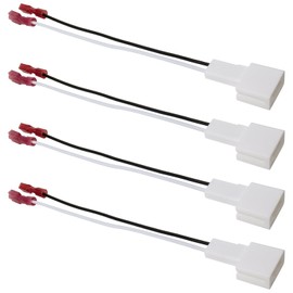 Fiegromech 4PCS Speaker Harness Adapter Compatible with Toyota Camry Corolla RAV4 Tundra Matrix Land Cruiser 4Runner,Car Door Speaker Wiring Harness Cable Replacement for Subaru Mitsubishi Scion