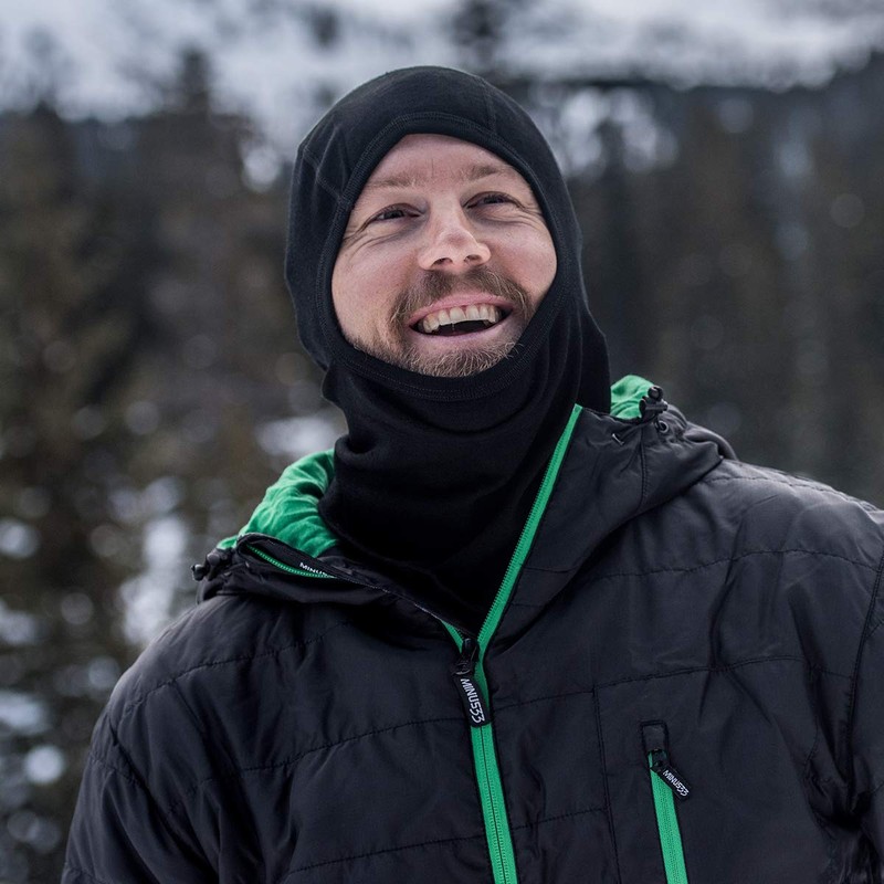 100% Merino Wool Balaclava - Winter Ski Mask - Face