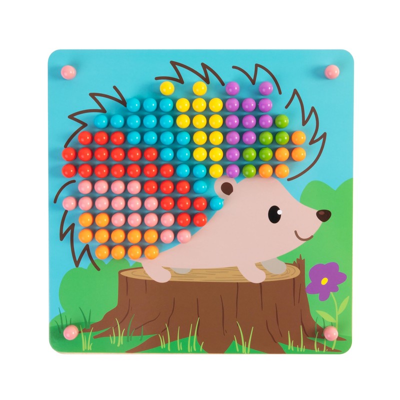 Fat Brain Toys Peg a Pattern - Wooden Pegboard with
