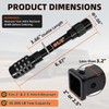 LogicTwist Combination Lock Trailer Hitch Pin for Truck RV Boat,