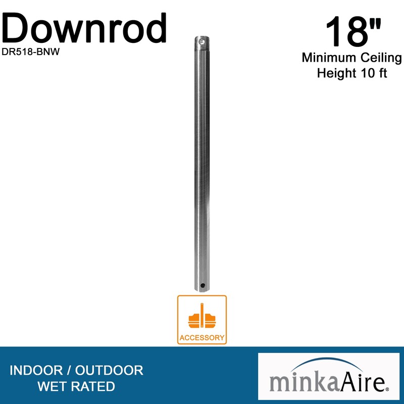 Minka Lavery Downrod Minka Aire DR518-BNW Down Rod