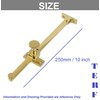 TERF® 250mm Heavy Duty Polished Brass Adjustable Sliding Screw Down